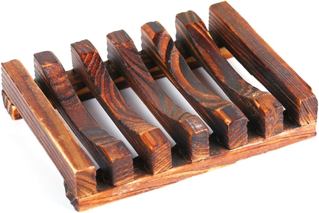 Hoement Carbonized Soap Dish - Stylish Holder for Kitchen and Bathroom