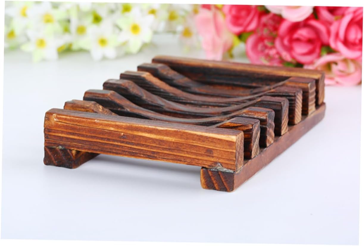 Hoement Carbonized Soap Dish - Stylish Holder for Kitchen and Bathroom