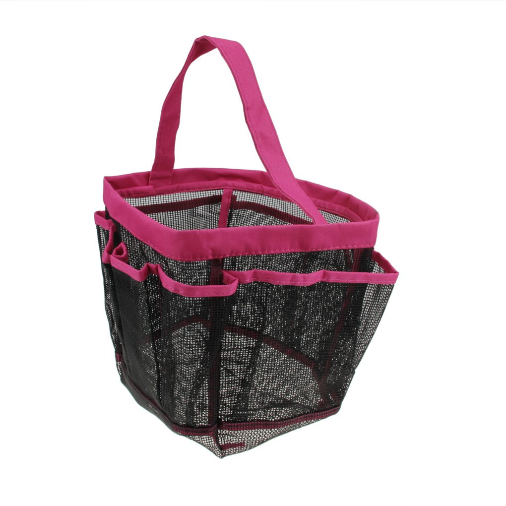 Quick Dry Shower Caddy with 8 Pockets and Handle
