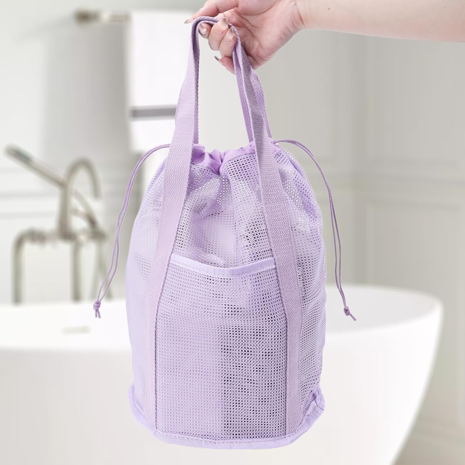 Portable Mesh Shower Caddy for Dorm Room Essentials