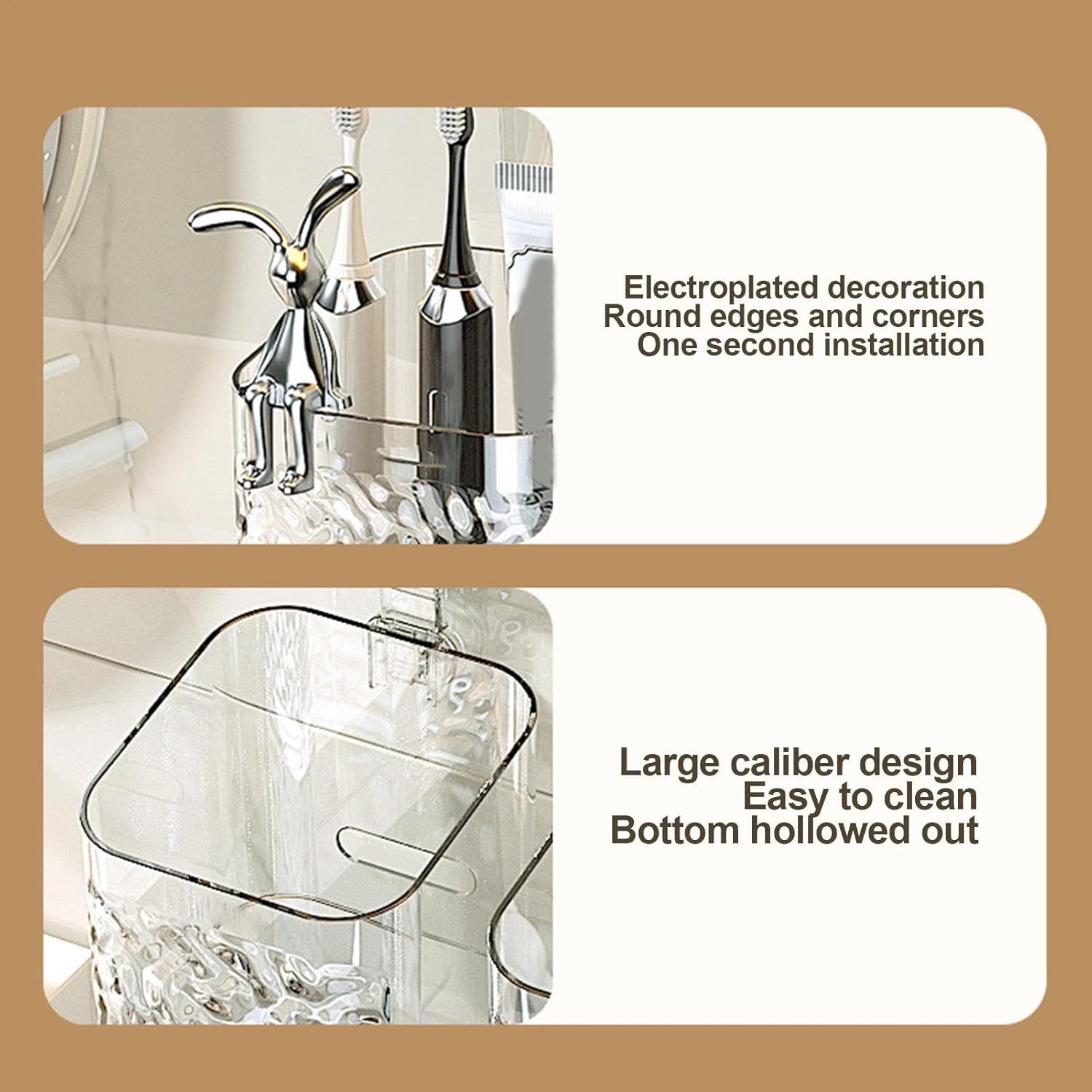 Stable Suction Caddy for Shower - Space-Saving Organizer