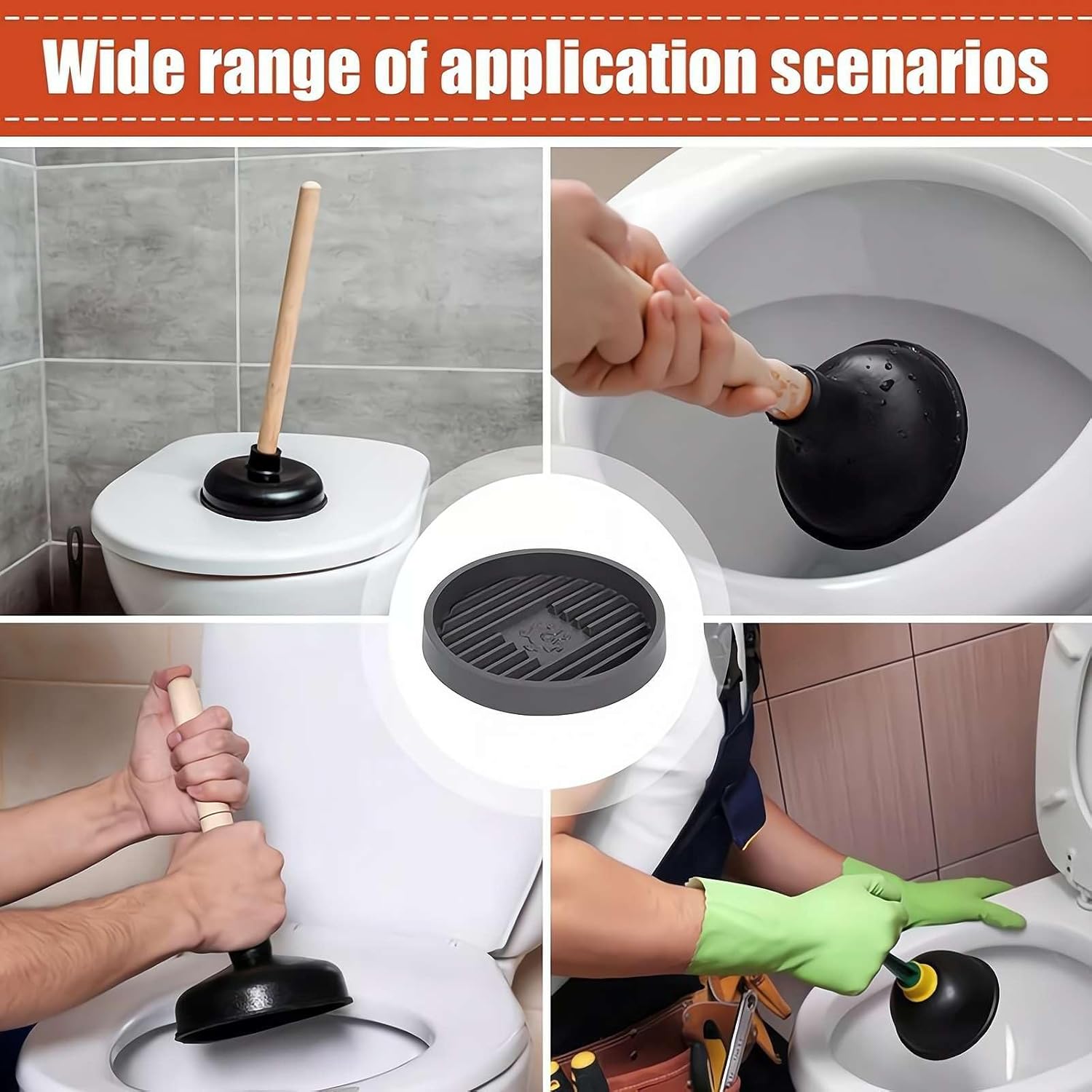 Plunger Tray with Ventilated Design and Quick Drying Gray