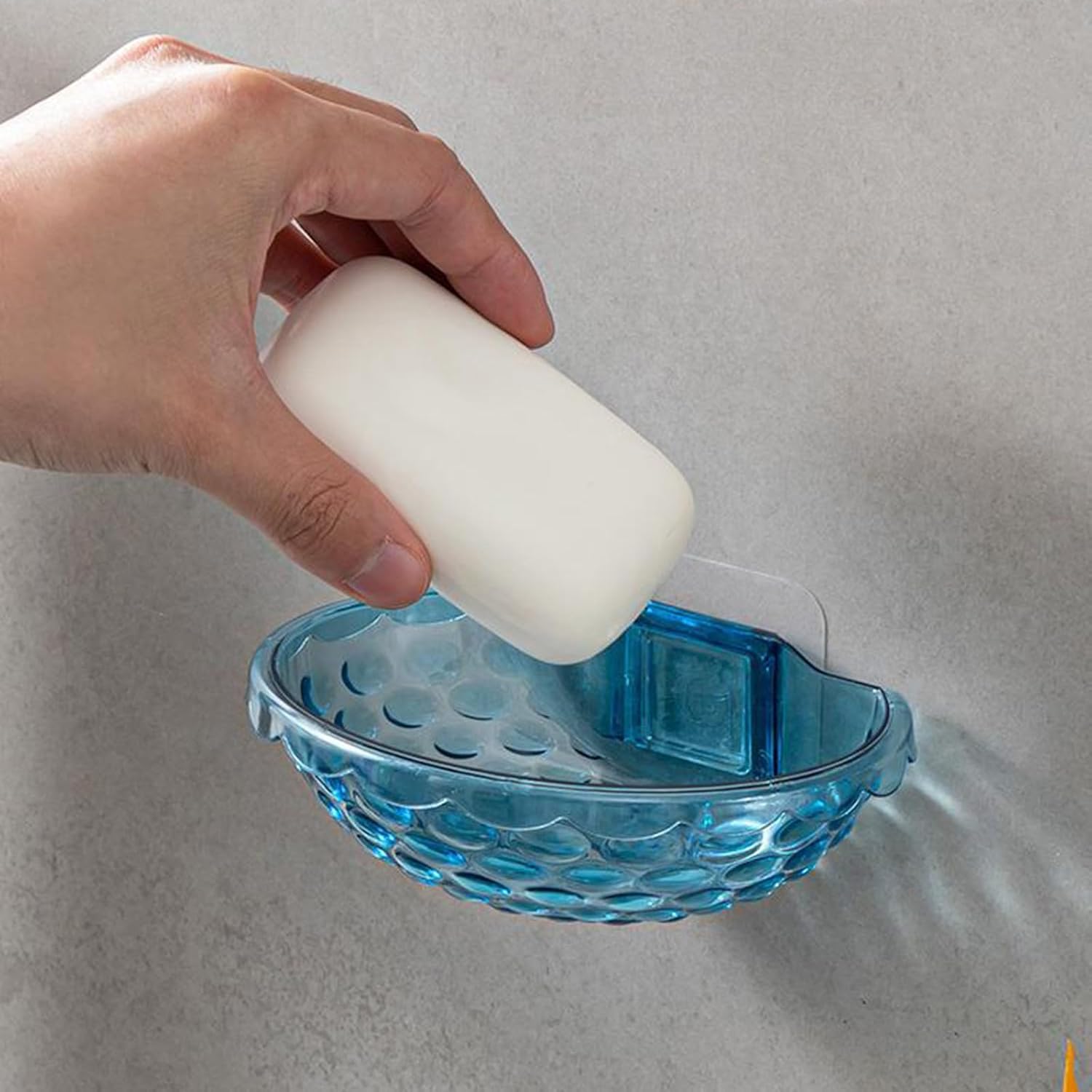 Wall Mounted Soap Holder Self Adhesive Bathroom Soap Rack