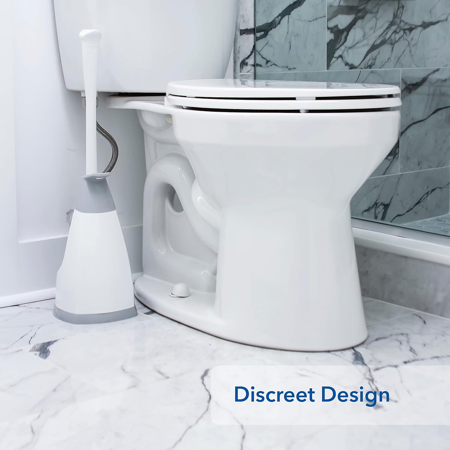 Unger EZ Plunger with No-Drip Caddy - Discreet Bathroom Tool