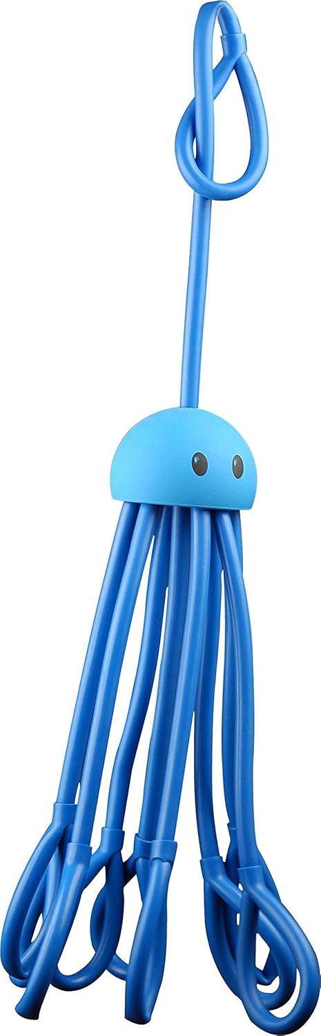 Octopus Shower Caddy - 9 Slots Blue Fun Organizer 1