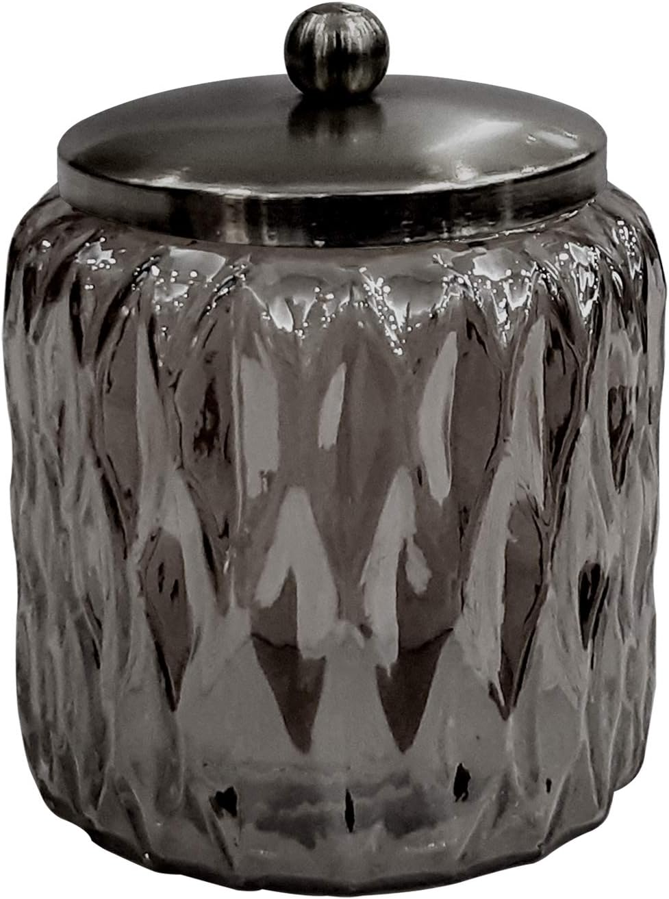 Nu Steel GLA328D-1 Glacier Glass Black Trim Storage Organizer