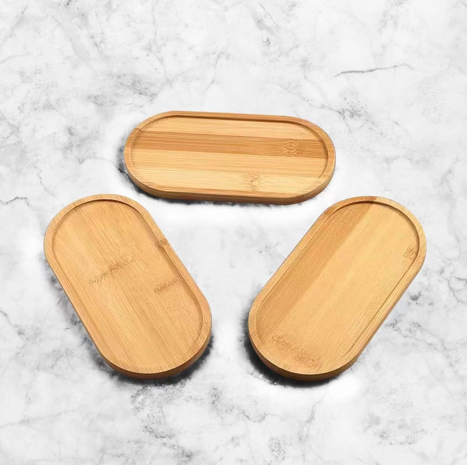 Gttyowyin Bamboo Soap Dispenser Tray Organizer