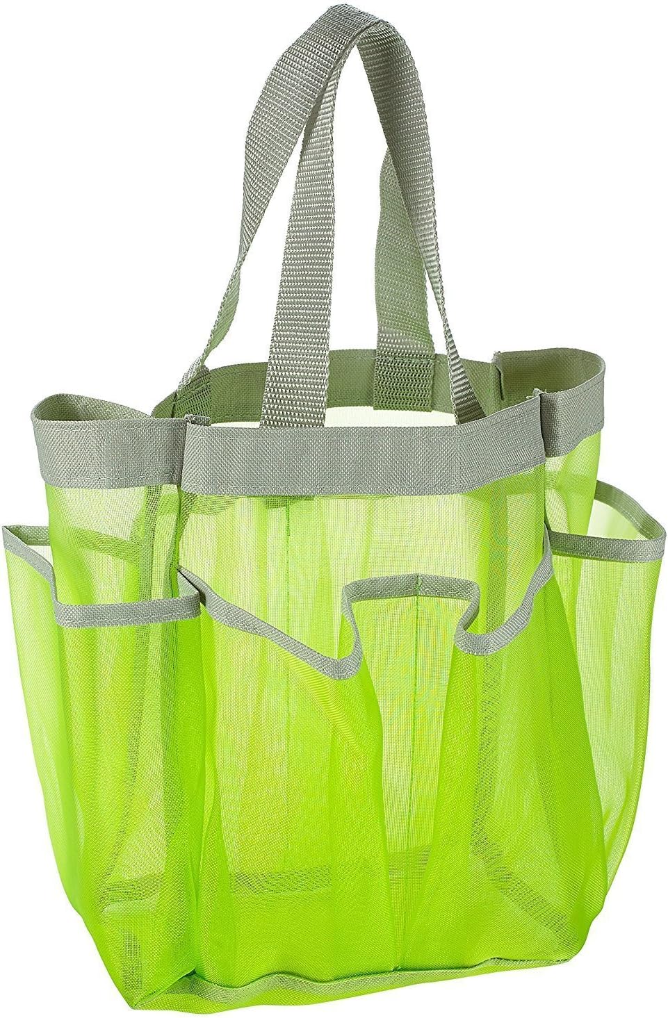 Holiberty Quick Dry Shower Caddy with 8 Mesh Pockets
