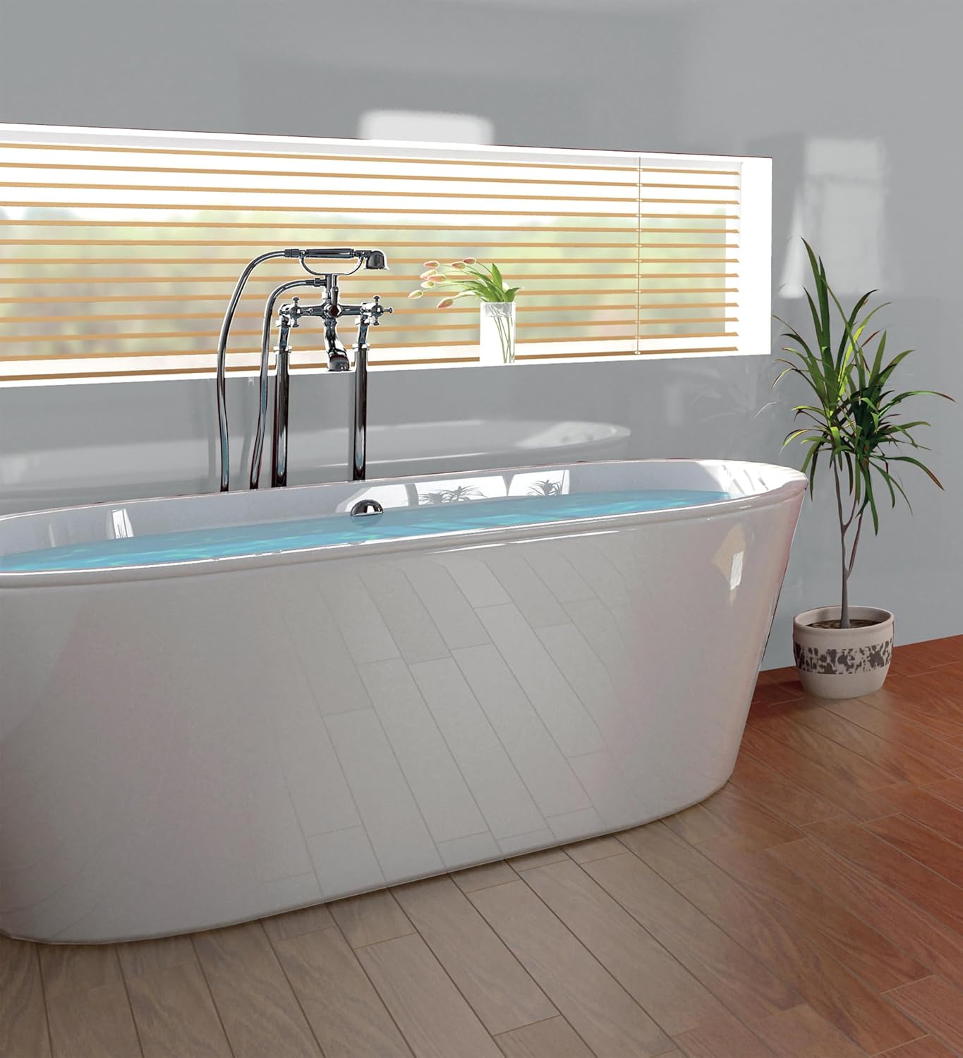 Wirquin SP5502 Bath Drain Unit with Plug and Chain 1